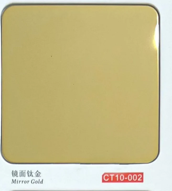 CT10-002 Mirror Gold catalogue finish reference