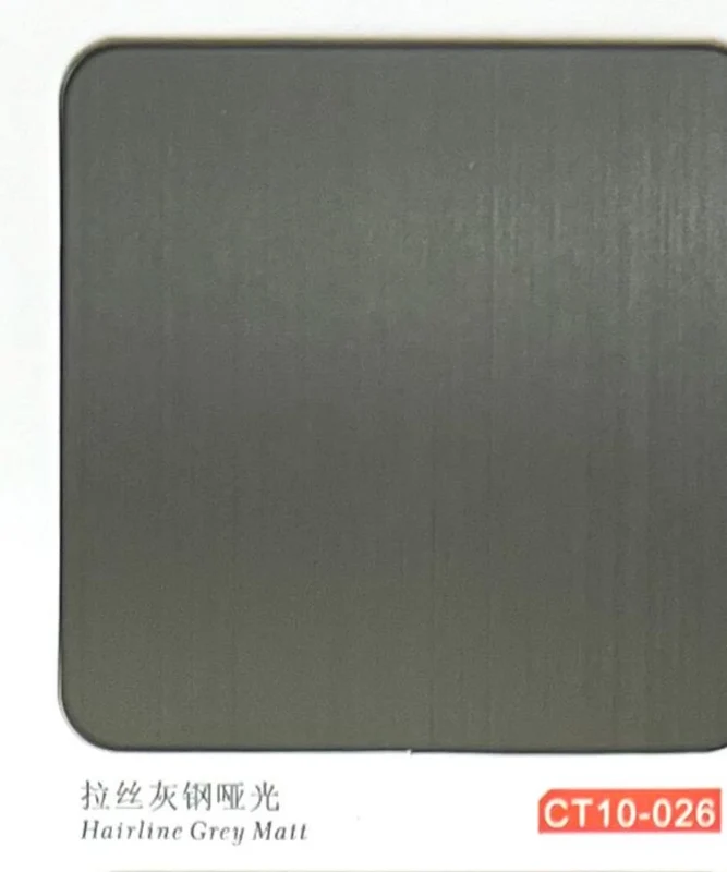 CT10-026 Hairline Grey Matt catalogue finish reference