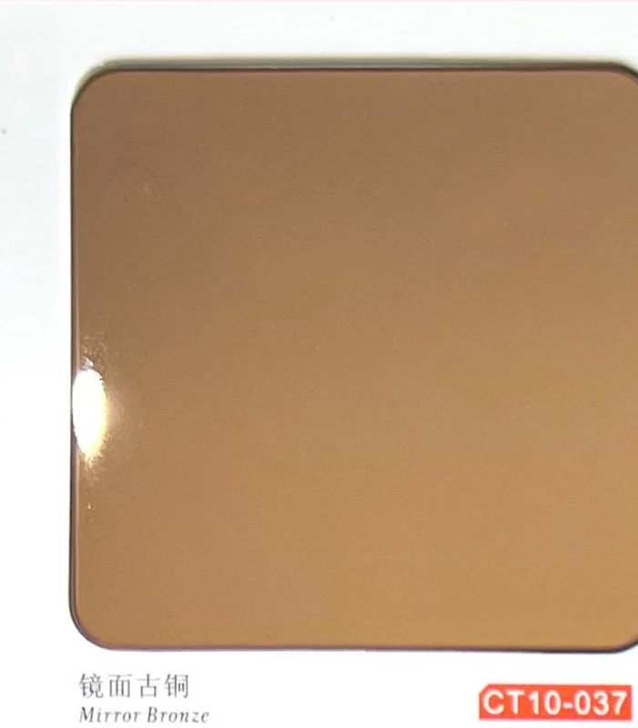 CT10-037 Mirror Bronze catalogue finish reference