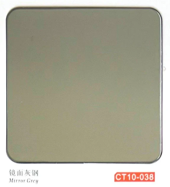 CT10-038 Mirror Grey catalogue finish reference