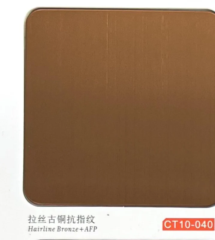 CT10-040 Hairline Bronze AFP catalogue finish reference