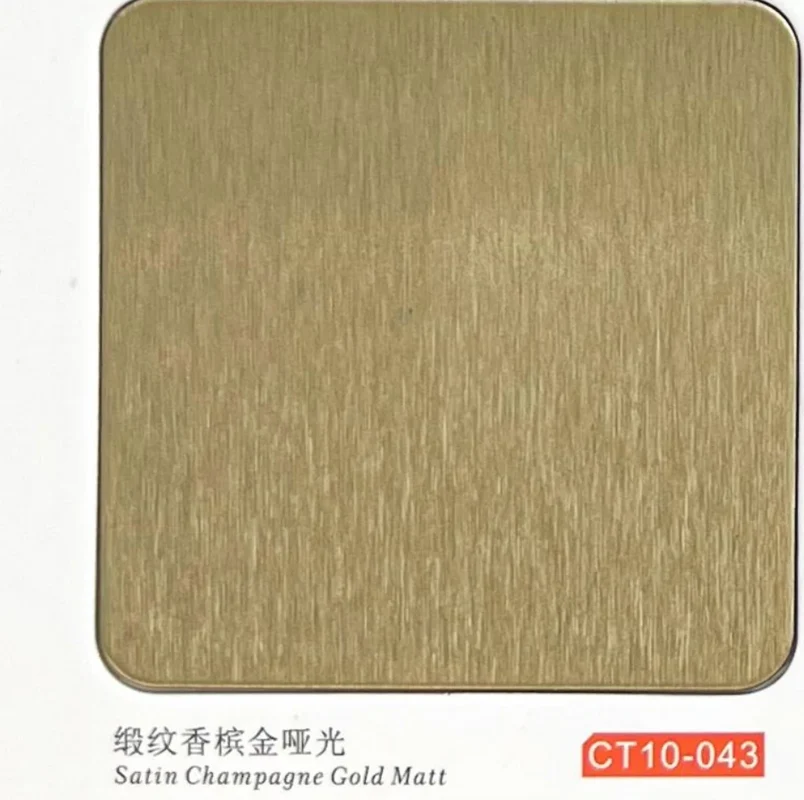 CT10-043 Satin Champagne Gold Matt catalogue finish reference