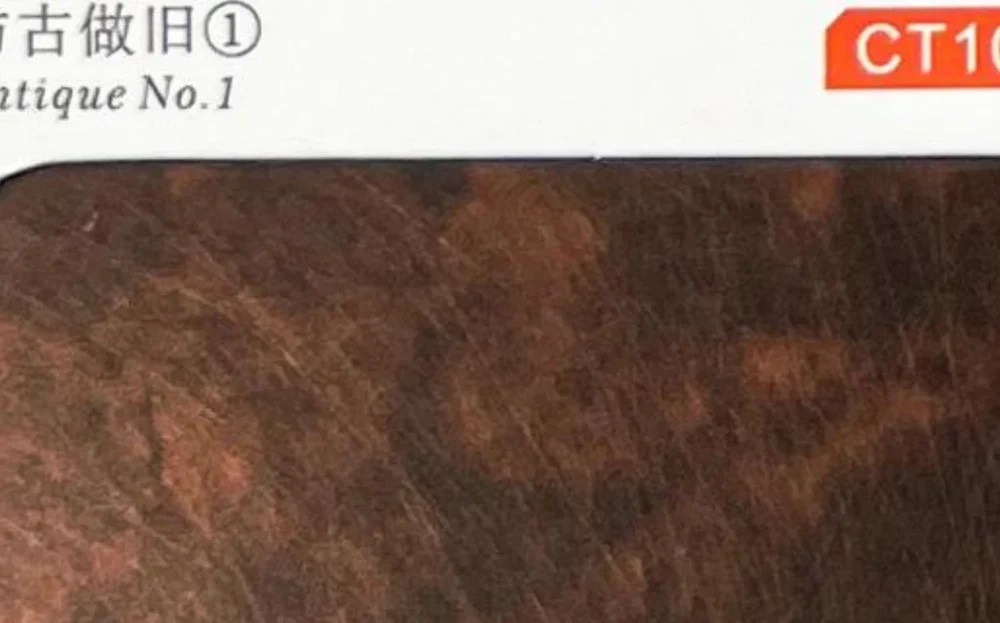 CT10-082 Antique No. 4 catalogue finish reference